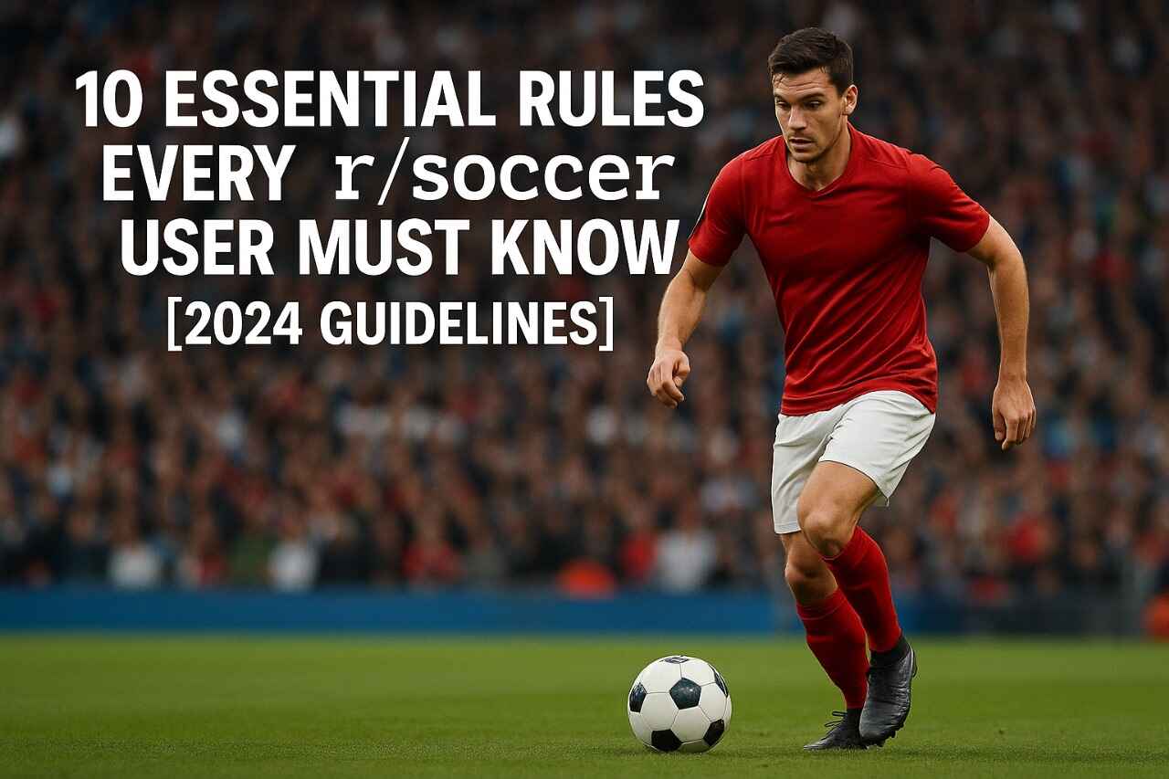10 Essential Rules Every r/soccer