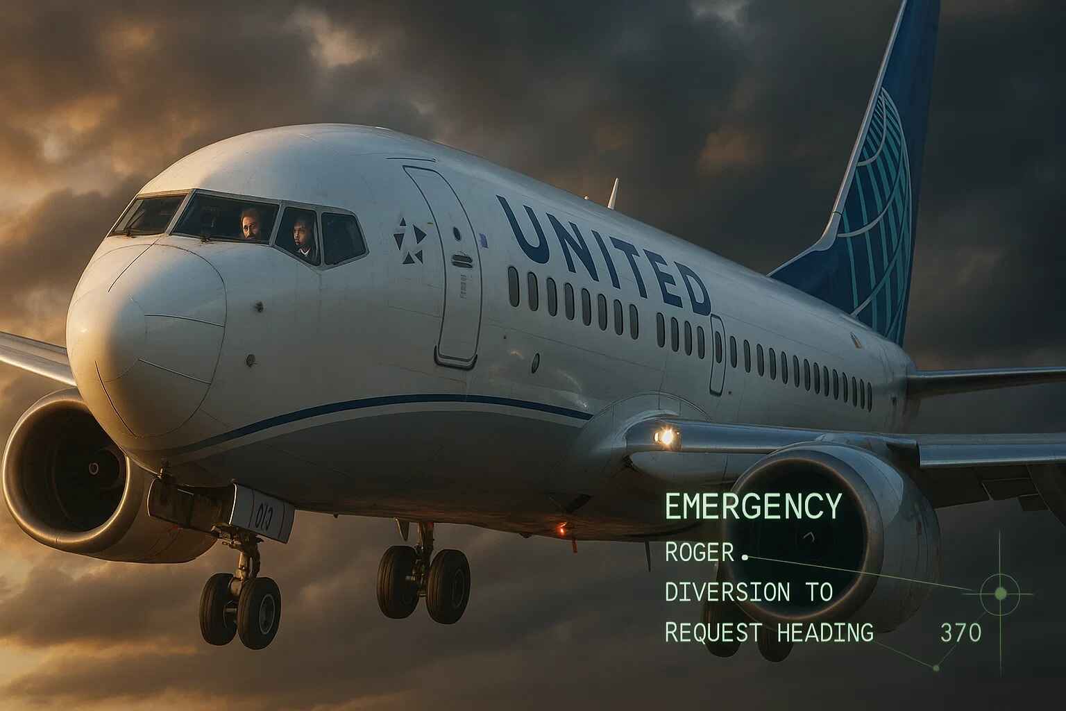 United Airlines Flight UA770 Emergency Diversion