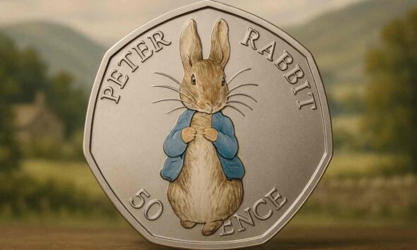 Peter Rabbit 50p Coin