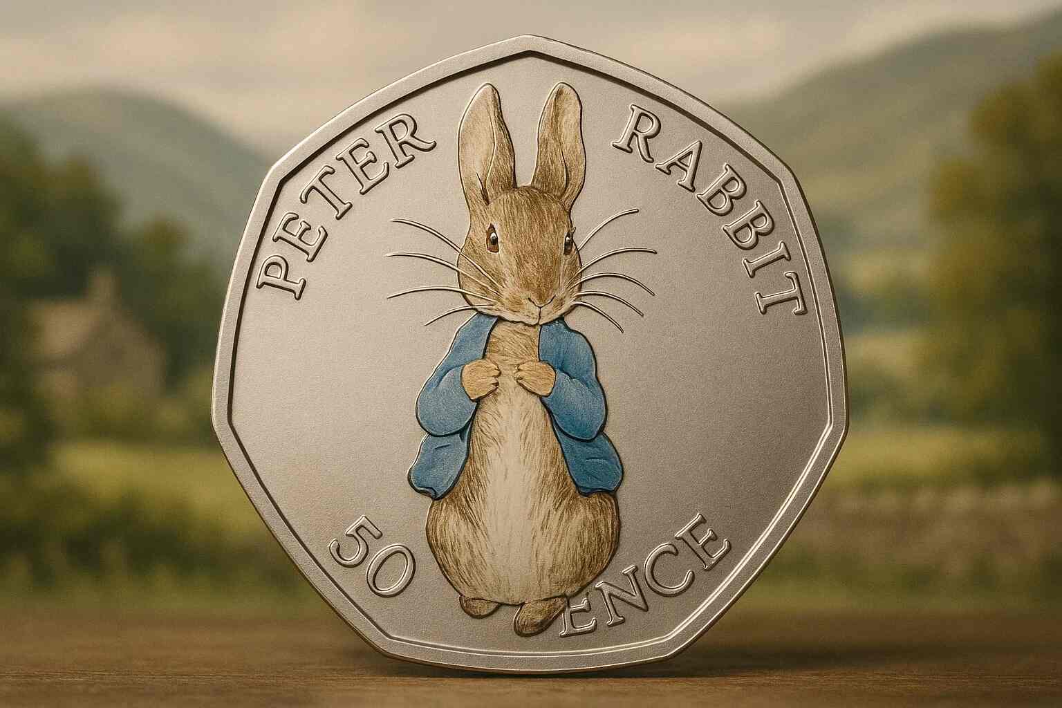 Peter Rabbit 50p Coin