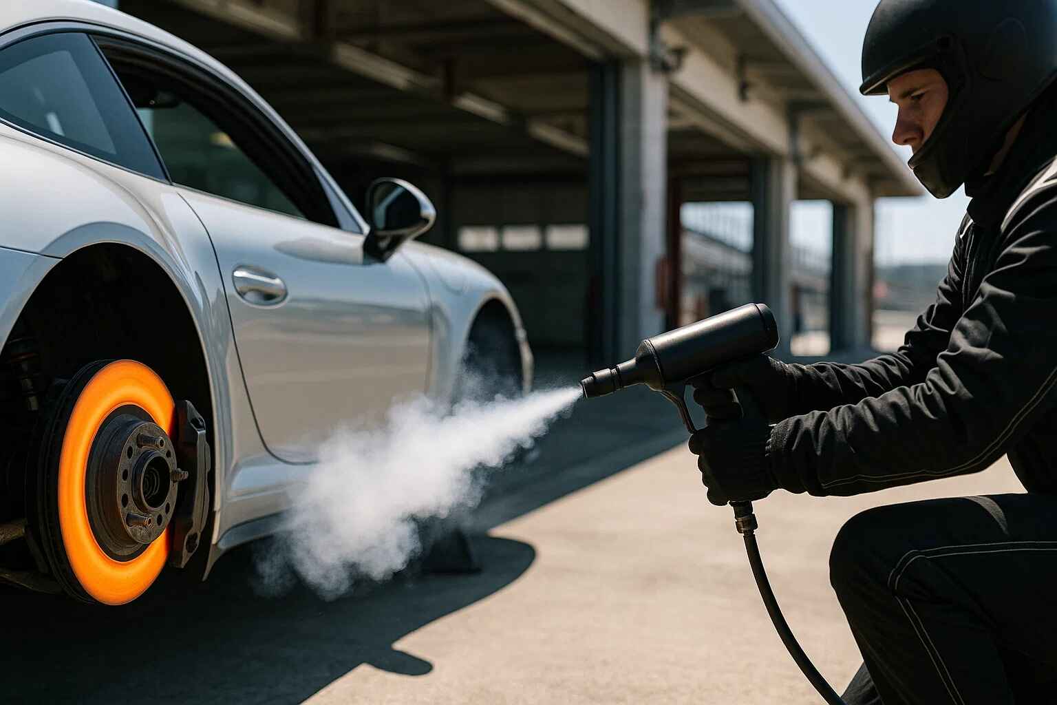 Cryogenic Active Brake Cooling for Cars