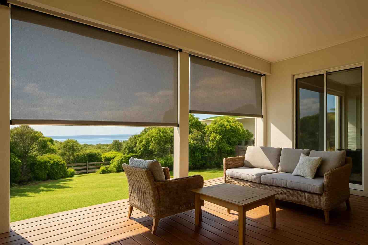 Weather-Proofing with Style: Why Roller Blinds Exterior Work So Well in Australia