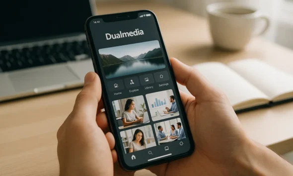 application mobile dualmedia