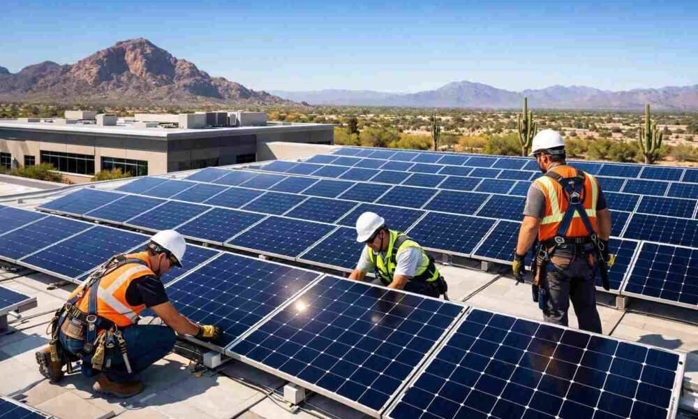 Solar Panel System Installations for Commercial Energy Efficiency
